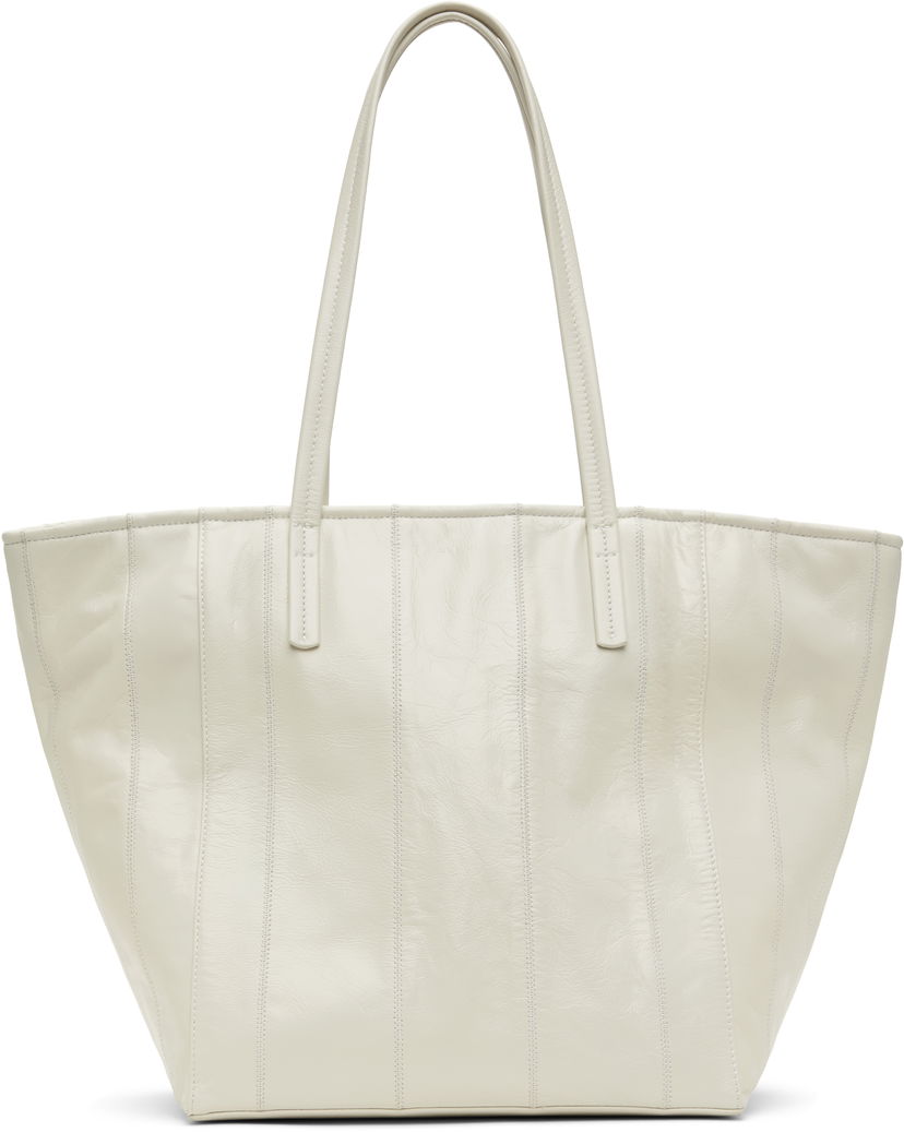 сумка-тоут BY FAR Leather Tote Bag білий | MWBTT001LL002WH020PA