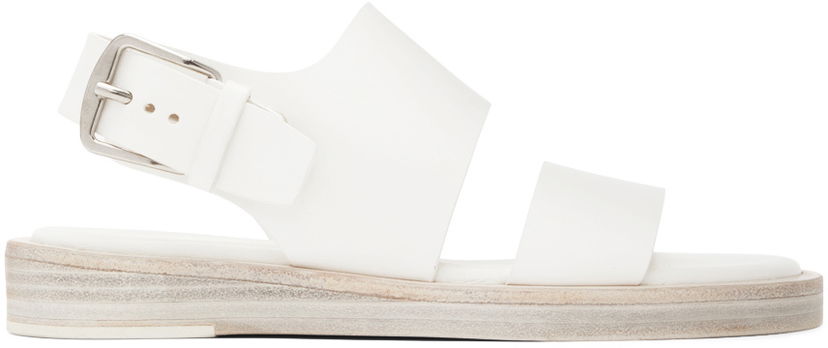 Шорти Ann Demeulemeester Ann Demeulemeester Lore Flat Sandals білий | 2201-W-S01-390-001