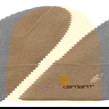 Шапка Carhartt WIP Script Beanie Коричневий | I034235-2FSXX, 0