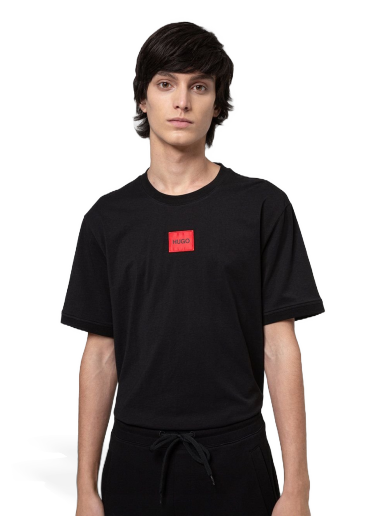 Футболка BOSS Cotton T-Shirt чорний | 50447978