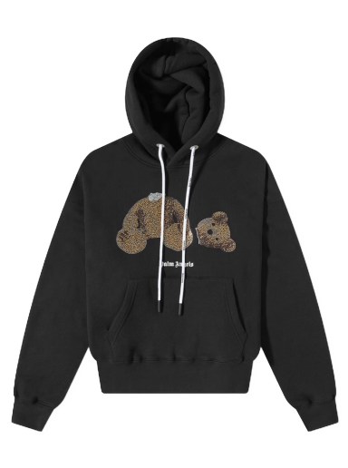 Світшоти Palm Angels Sequins Kill The Bear Popover Hoody чорний | PMBB058F22FLE0071076