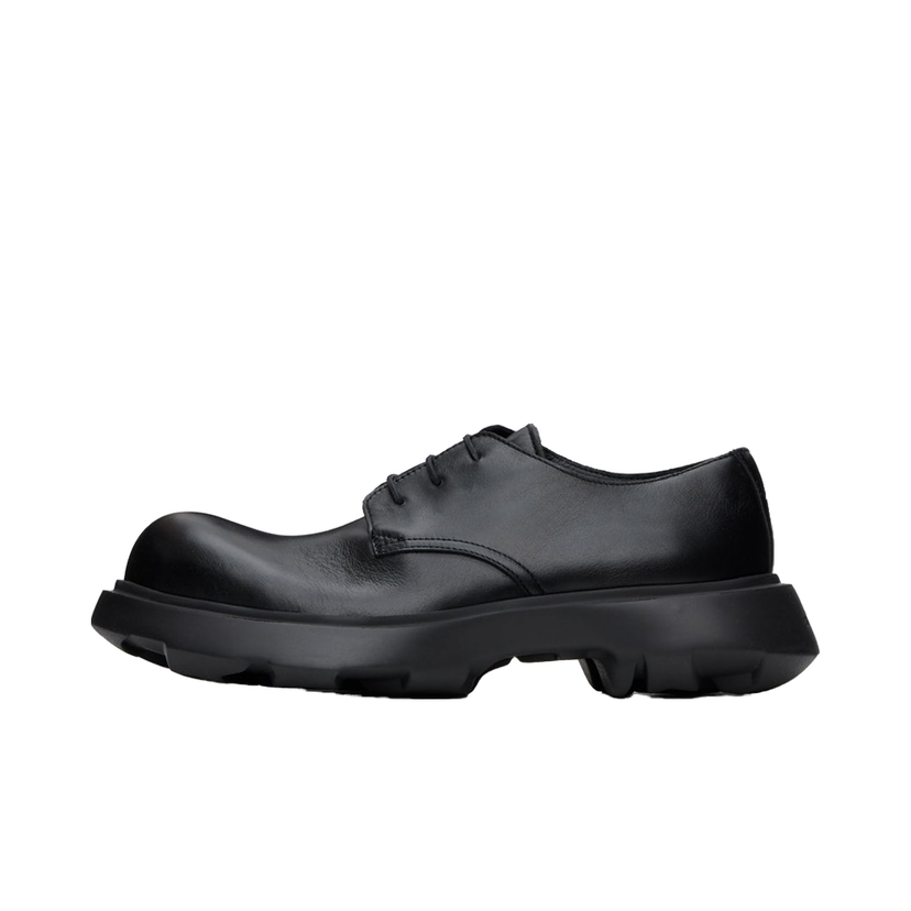 Кросівки та взуття Acne Studios Leather Lace-Up Derbys чорний | BD0315-