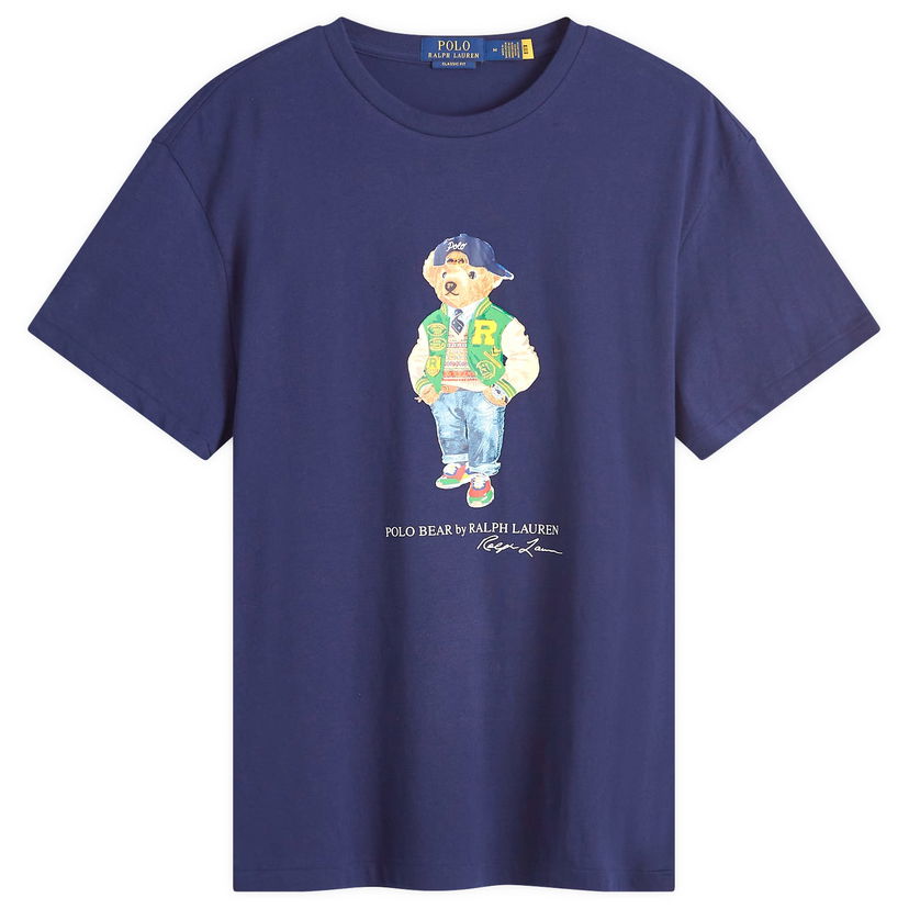 Футболка Polo by Ralph Lauren Varsity Bear T-Shirt Фіолетовий | 710854497039