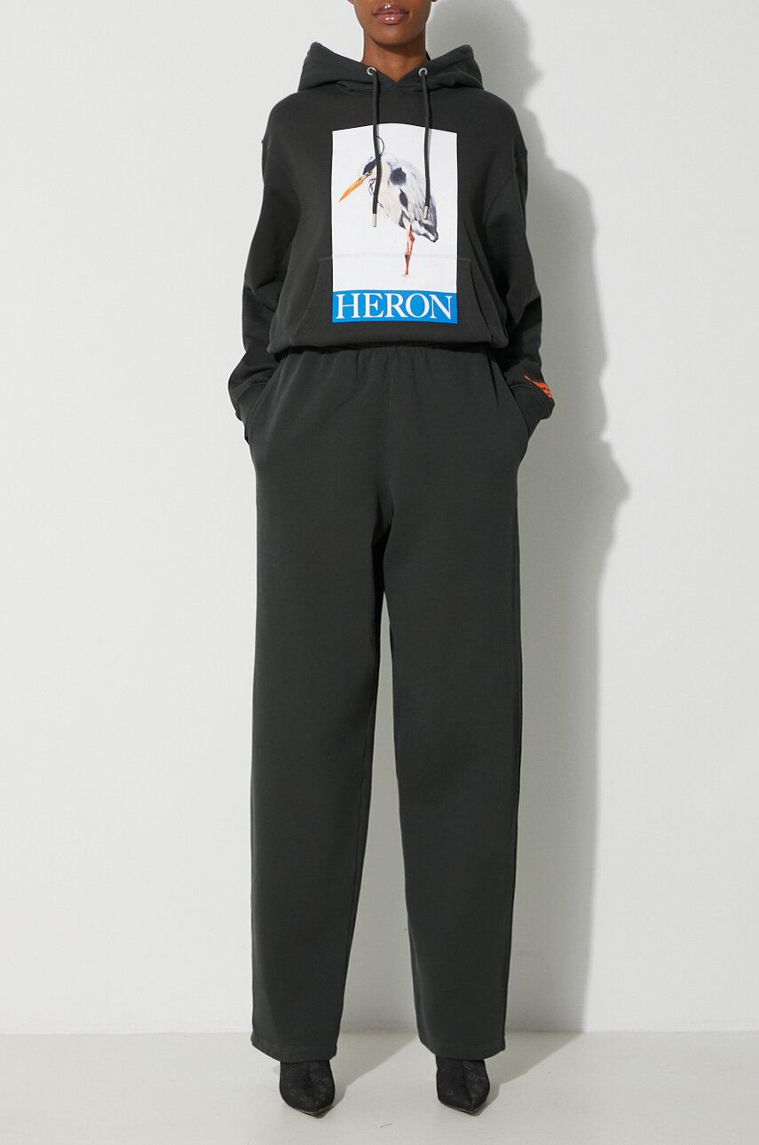 Спортивні штани HERON PRESTON Sweatpants With Print чорний | HWCH006F23JER0011001, 0
