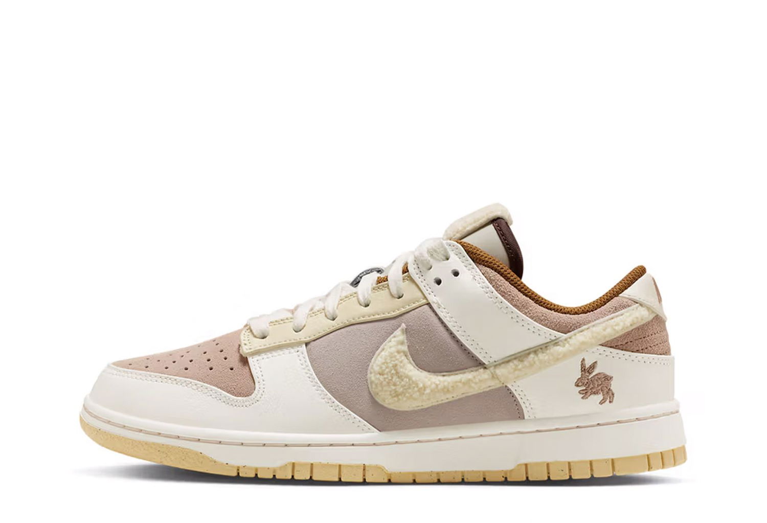 Кросівки та взуття Nike Dunk Low Retro PRM Year of the Rabbit Fossil Stone 2023 бежевий | FD4203-211, 1