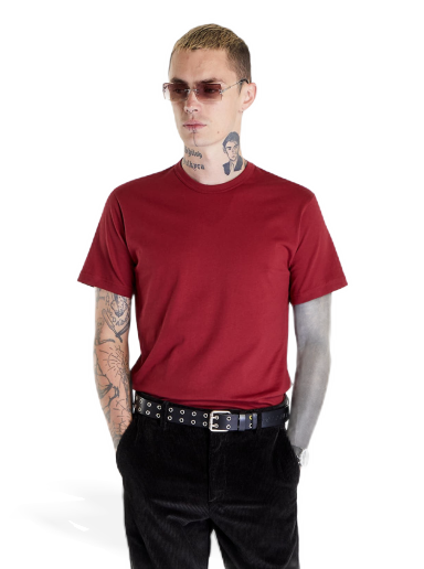 Футболка Comme des Garçons SHIRT Knit T-Shirt Бордовий | FJ-T016
