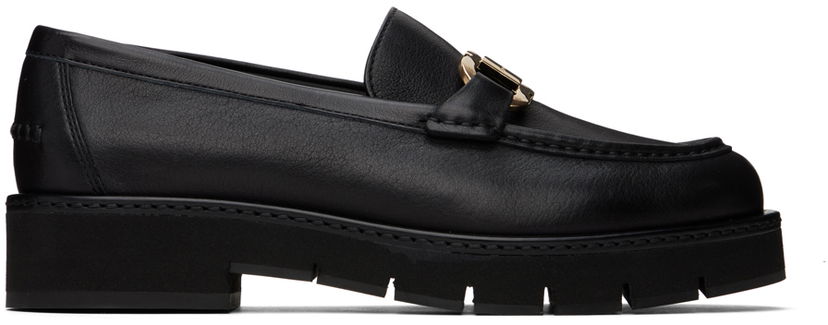 Кросівки та взуття FERRAGAMO Salvatore Ferragamo Maryan Lug Loafers чорний | 01H682 - 769287