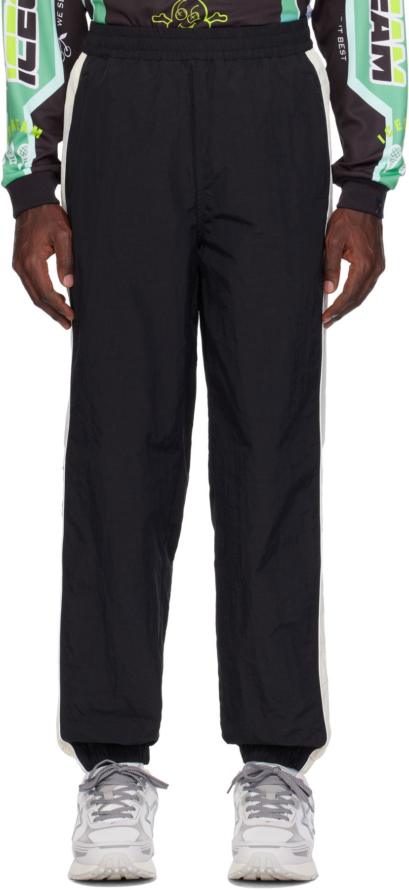 Спортивні штани BBC IceCream ICECREAM Nylon Track Pants чорний | IC24431