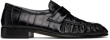 Кросівки та взуття The Row Soft Leather Loafers чорний | F1280-E17, 4