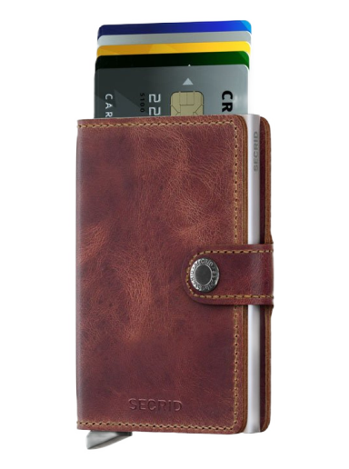 Гаманець Secrid Miniwallet Vintage Коричневий | MV-Brown
