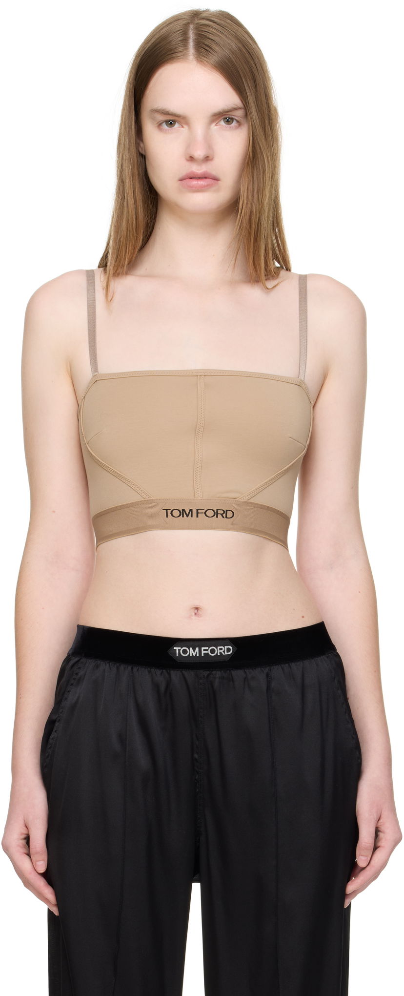 Безрукавка Tom Ford Tom Ford Signature Camisole бежевий | TSJ472-JEX166