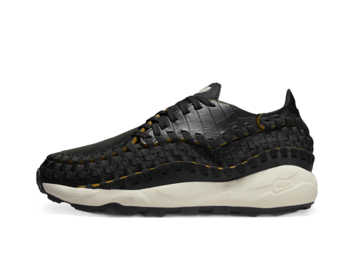 Кросівки та взуття Nike Air Footscape Woven "Black Croc" W чорний | FQ8129-010