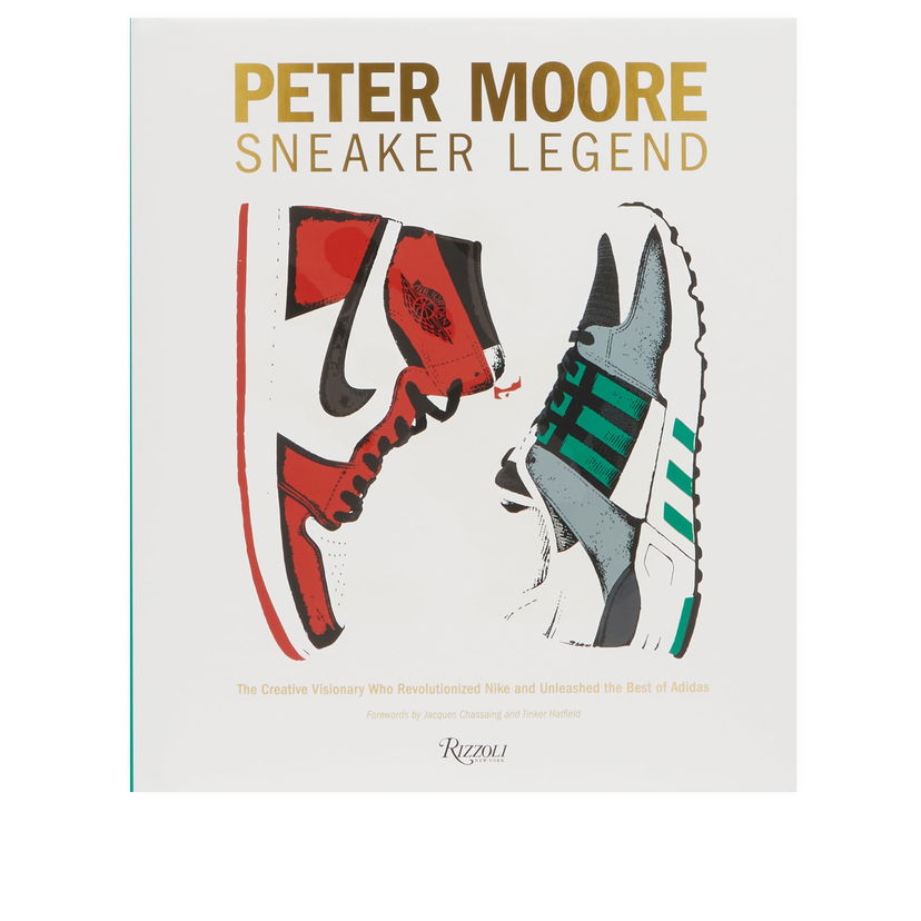 Книга і журнал Rizzoli Peter Moore: Sneaker Legend by Jason Coles/Jacques Chassaing/Tinker Hatfield білий | 9780847835430