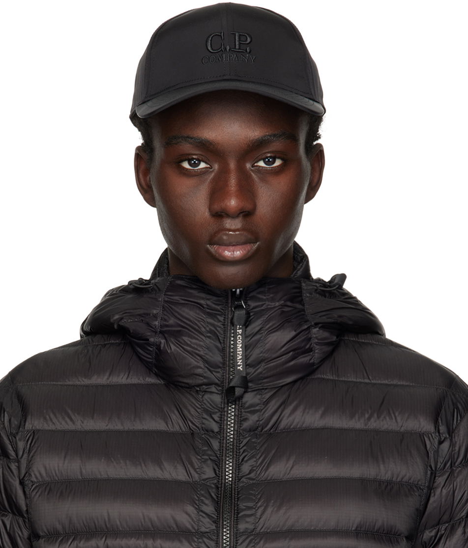 Кепка C.P. Company Chrome-R Cap чорний | 15CMAC147A-005904A, 0