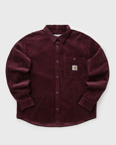Сорочка Carhartt WIP Flint Long Sleeve Corduroy Shirt Бордовий | I035837-33K.XX, 0