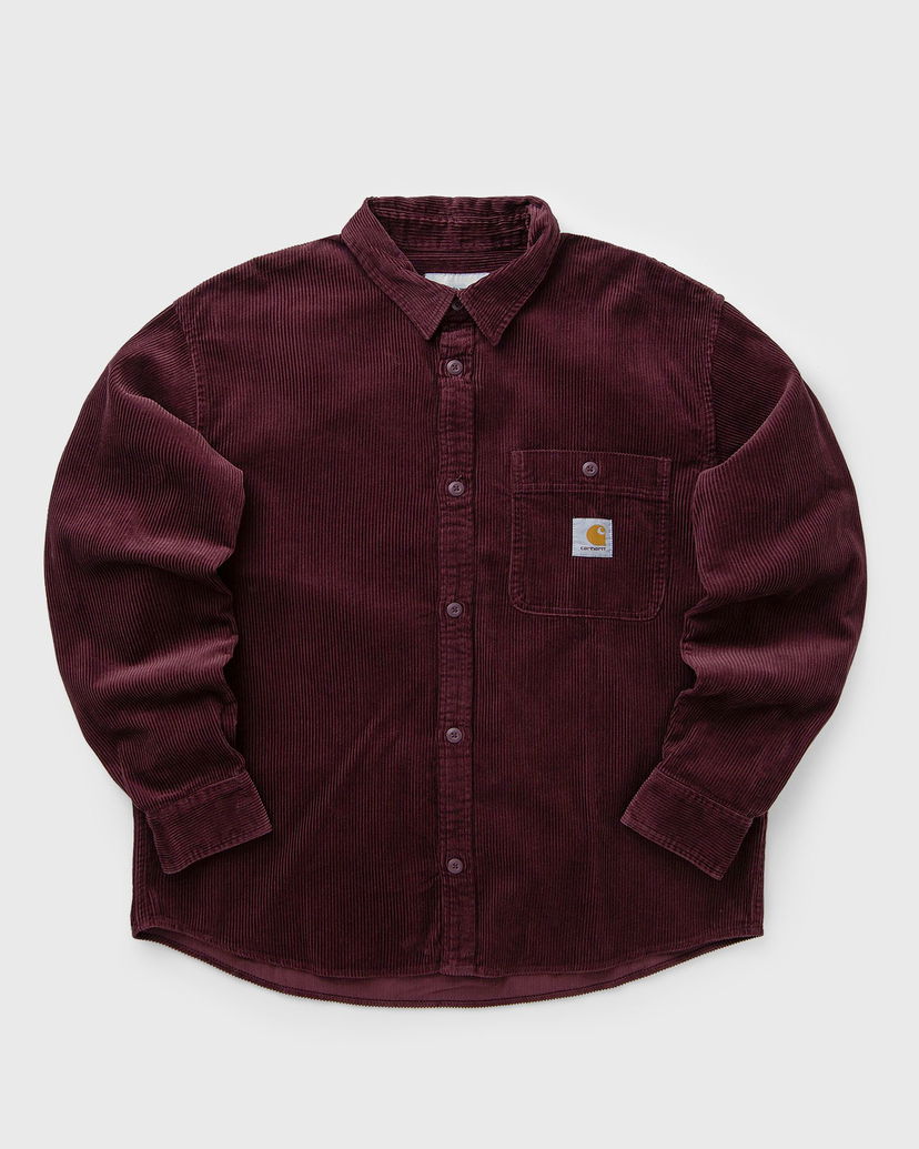 Сорочка Carhartt WIP Flint Long Sleeve Corduroy Shirt Бордовий | I035837-33K.XX