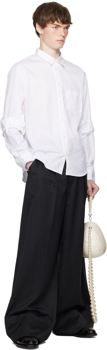 Штани Simone Rocha Simone Rocha Wide Leg Multi Belt Loop Trousers чорний | 4159 1217, 3