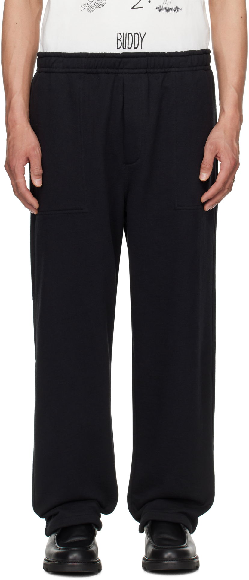 Спортивні штани Bode Bode Sideline Sweatpants чорний | MRS25CS055