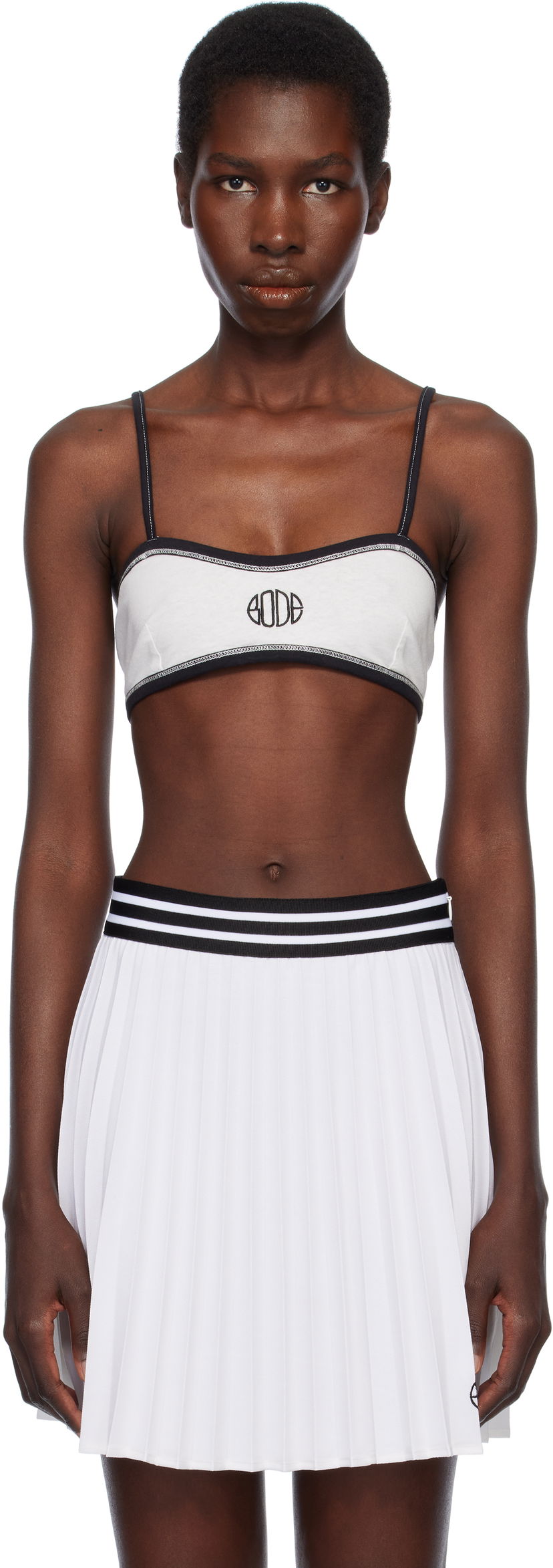 Спідниця Bode Bode Deco Bralette білий | WRS25CS001