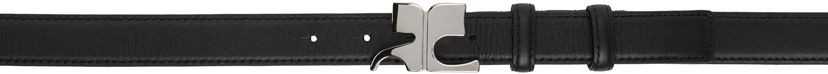 Ремені Courrèges Courrèges AC Leather Belt чорний | 125ACE020CR0065