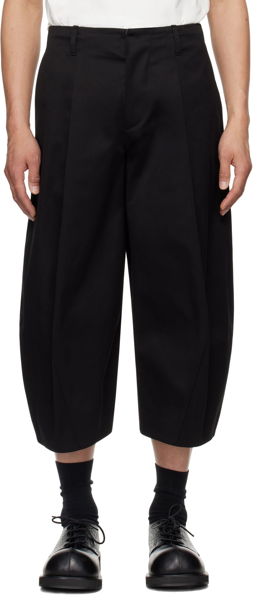 Штани ADER ERROR ADER error Product. 83 Cropped Balloon Trousers чорний | BO01SSSA0206BK