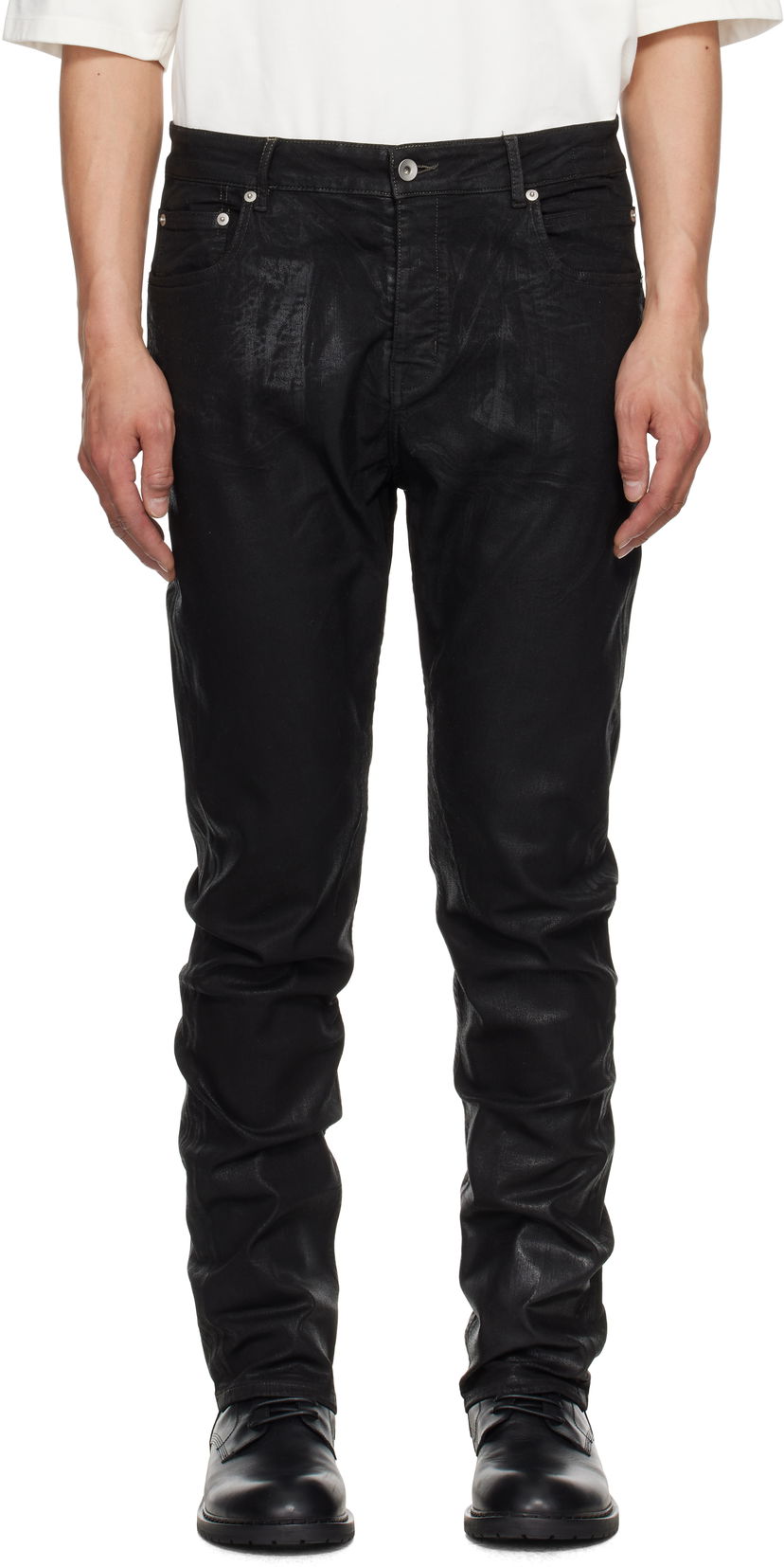 Джинси Rick Owens Rick Owens DRKSHDW Hollywood Detroit Cut Jeans чорний | DU01E3366 SCF
