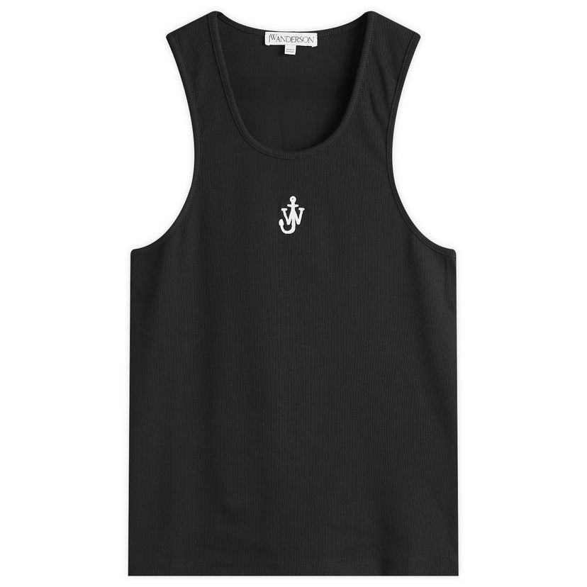 Безрукавка JW Anderson Rib Anchor Embroidery Vest чорний | JO0246-PG1512-999