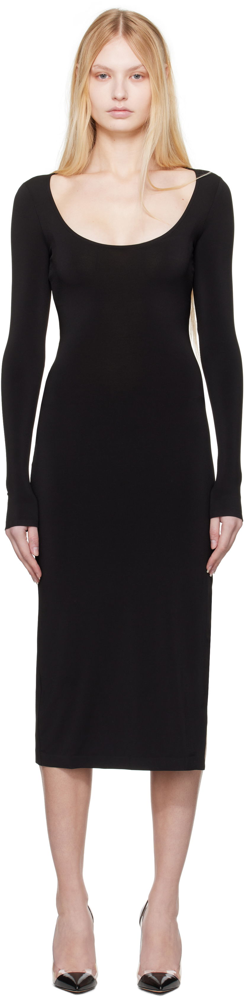 плаття GUIZIO Guizio Sander Midi Dress чорний | H24415K012