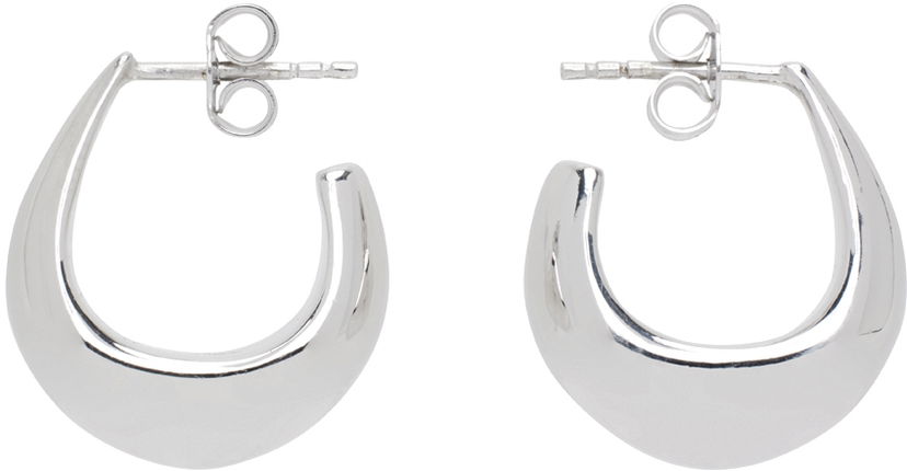 Сережки LEMAIRE LEMAIRE Curved Mini Drop Earrings Металік | AC278 LO0042