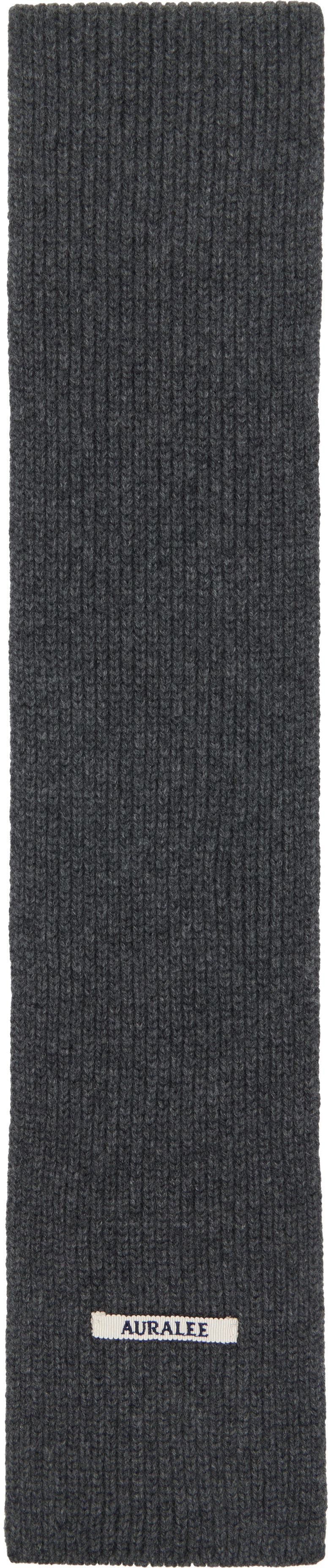 Шарф AURALEE AURALEE Light Cashmere Knit Stole Сірий | A25AM07CJ