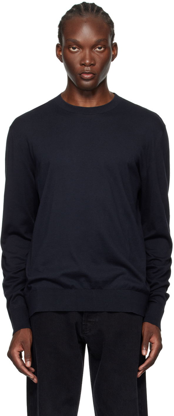 Cветр The Row Crewneck Pullover чорний | 653-Y748