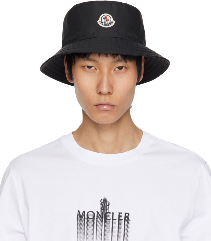 Капелюх Moncler Moncler Water-Repellent Bucket Hat чорний | K10913B0006368352