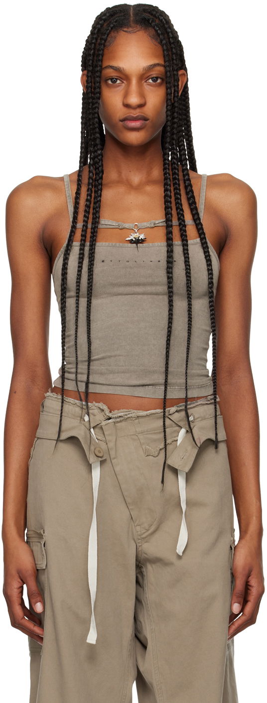 Безрукавка Ottolinger Ottolinger Charmed Tank Top Сірий | 1503804