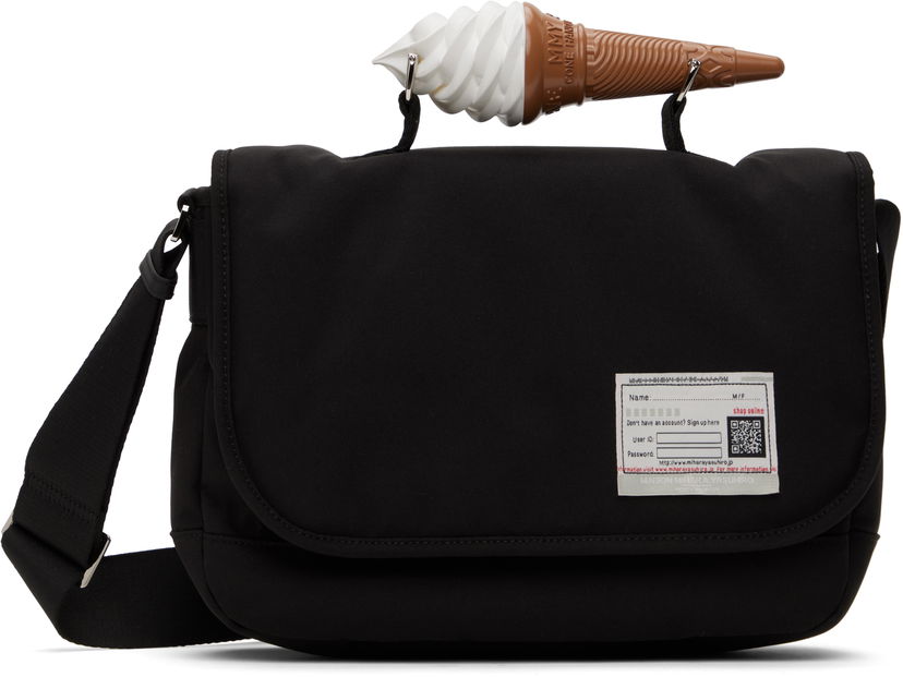 Сумка Maison MIHARA YASUHIRO MIHARA YASUHIRO Toy Soft Serve Handle Shoulder Bag чорний | A14BG703