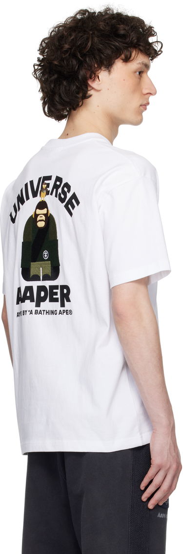 Футболка AAPE by A Bathing Ape AAPE by A Bathing Ape 'AAPER' Basic T-Shirt білий | AAPTEM1675XXNWHX, 2