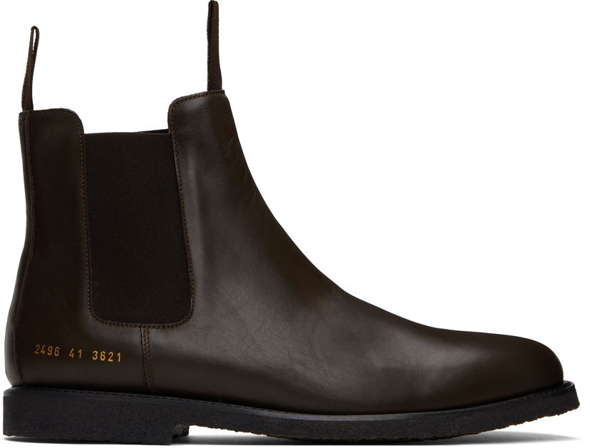 Одяг Common Projects Common Projects Classic Chelsea Boots Коричневий | ARTICLE 2496