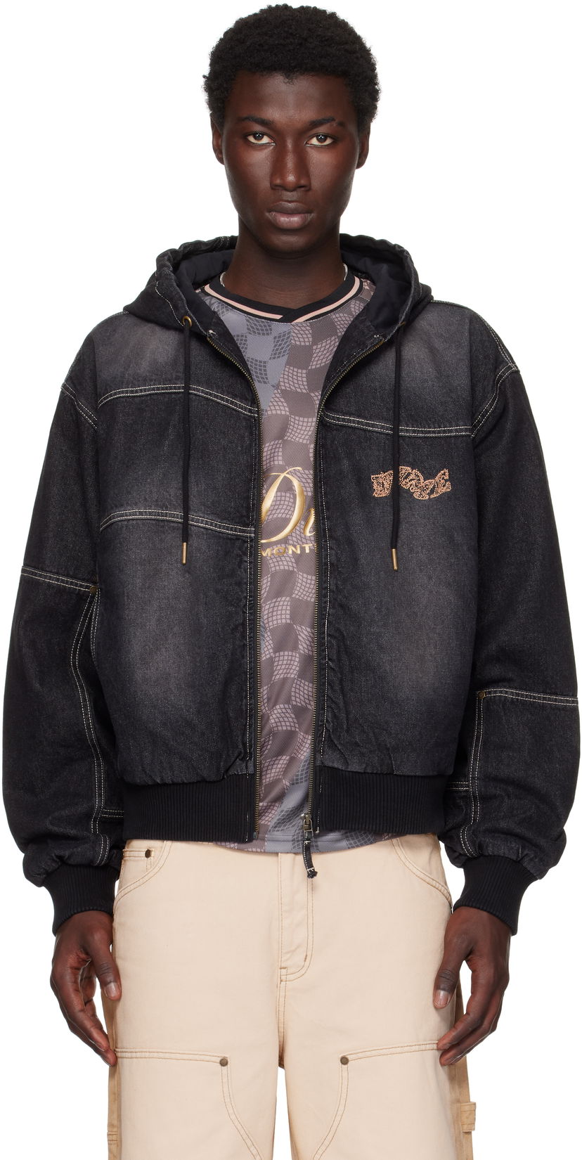 Куртка Dime Dime Hooded Utility Jacket чорний | DIMESU251BLK