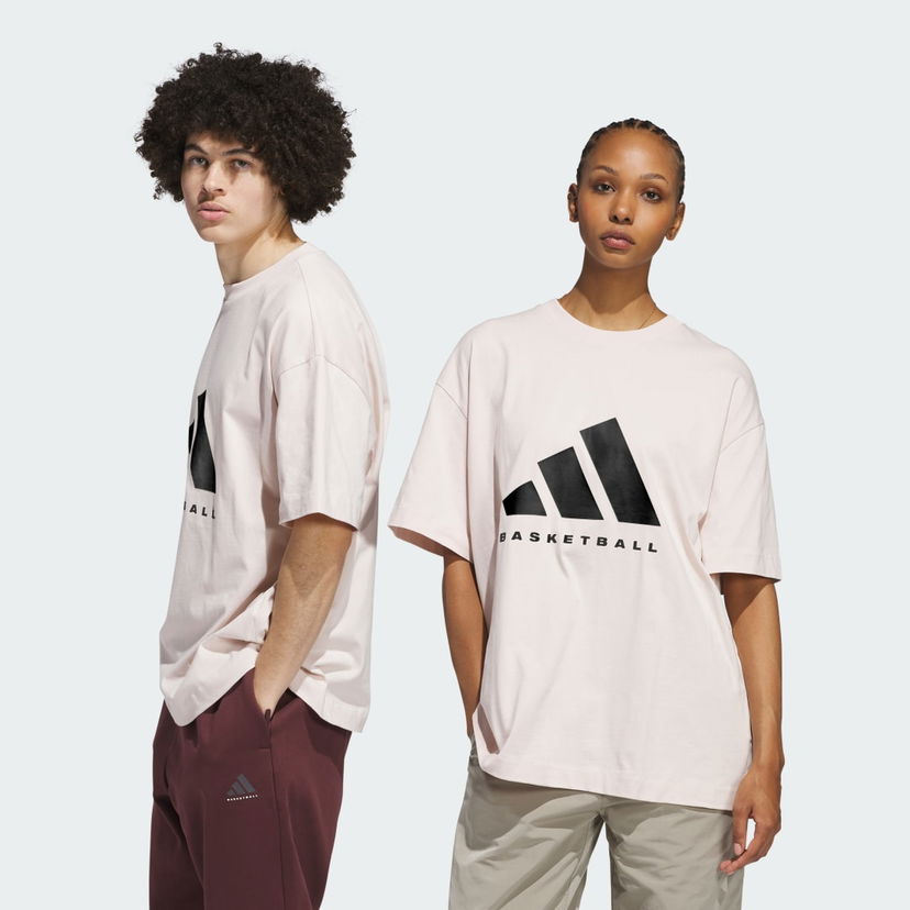 Футболка adidas Performance Basketball T-Shirt Рожевий | JD6129