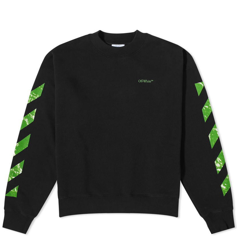 Світшоти Off-White Moon Arrow Crew Sweat чорний | OMBA054F23FLE0081050