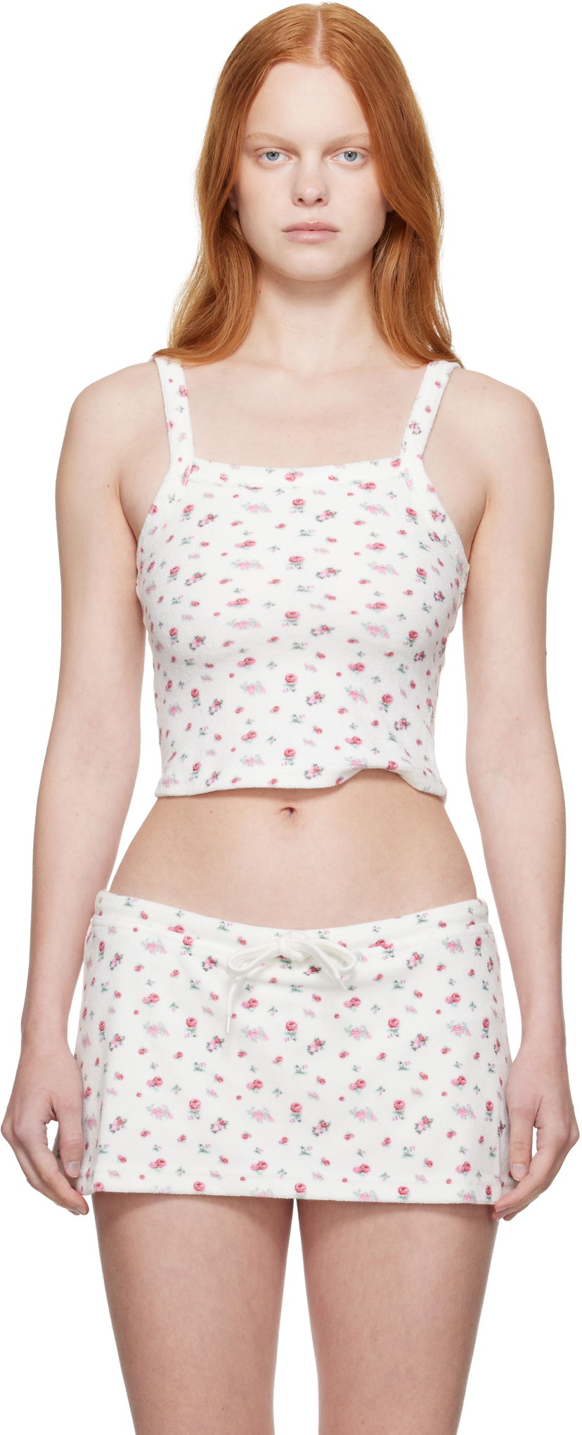 Безрукавка GUIZIO Guizio Dani Terry Tank Top білий | P25106K098
