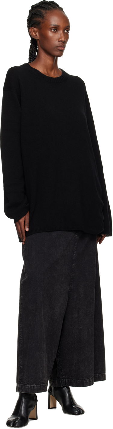 Cветр Yohji Yamamoto YOHJI YAMAMOTO String Round Neck Sweater чорний | HL-K04-184, 3