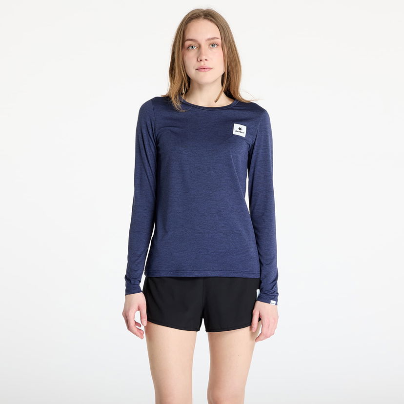 Футболка Saysky SAYSKY Women's Clean Pace Long Sleeve T-Shirt темно-синій | XWRLS20C2001
