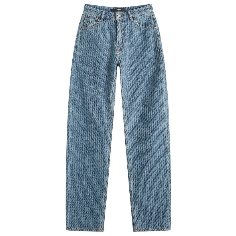 Джинси DAILY PAPER Daily Paper Women's Tapered Relaxed Jeans Синій | 2511100