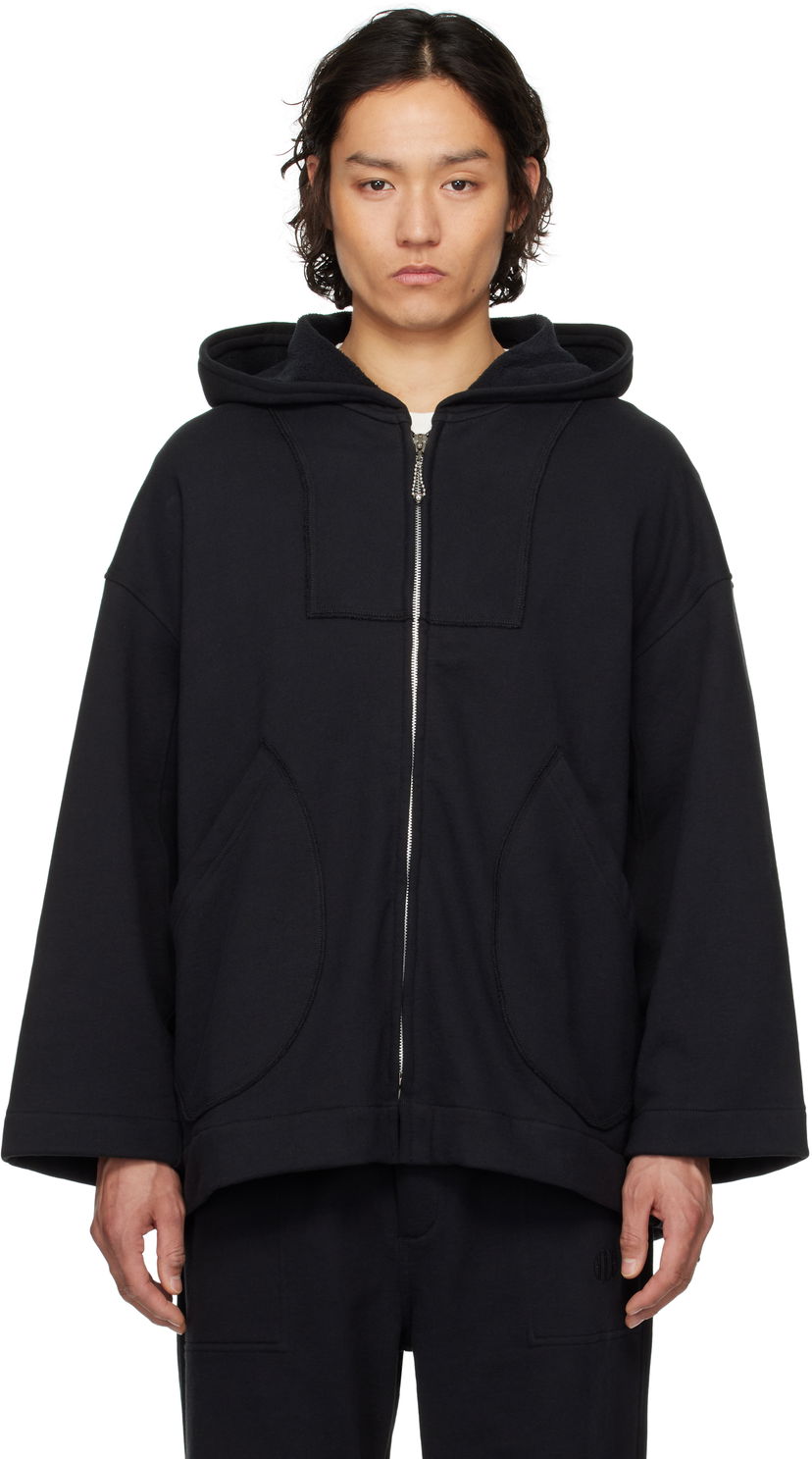 Світшоти Bode Bode Sideline Zip-Up Hoodie чорний | MRS25CS054