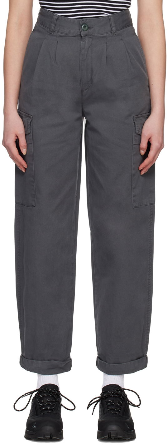 Штани карго Carhartt WIP Collins Relaxed Fit Cargo Pants Сірий | I029789