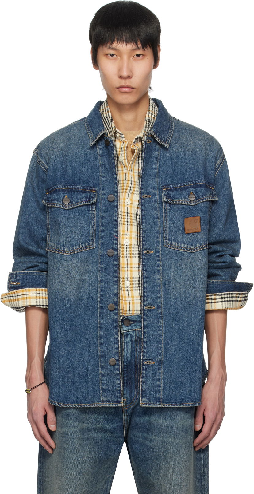 Сорочка Carhartt WIP Carhartt WIP Lincoln Denim Jacket Синій | I034735