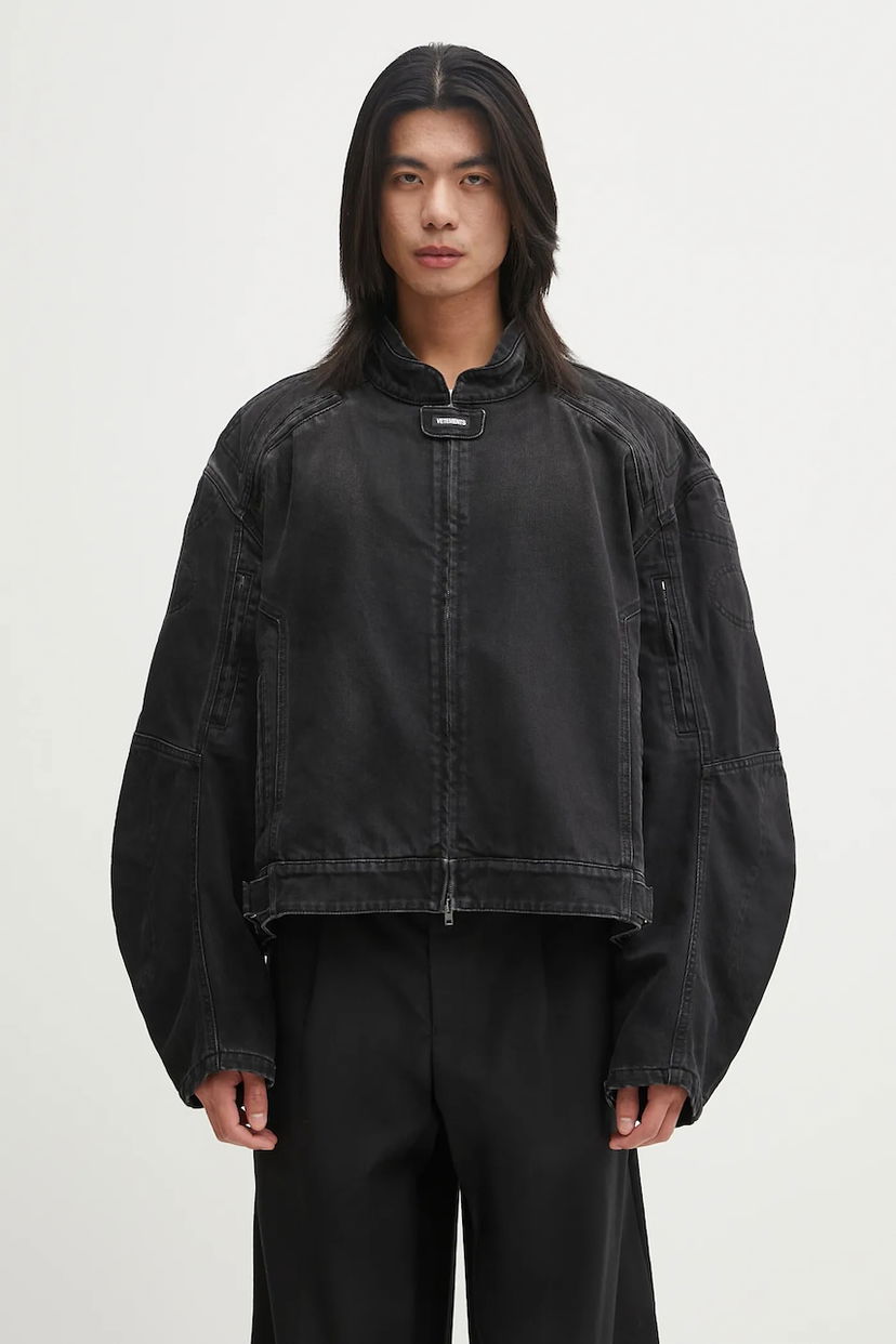Куртка VETEMENTS VETEMENTS Racing Denim Oversize Jacket чорний | UH76DJ900B2