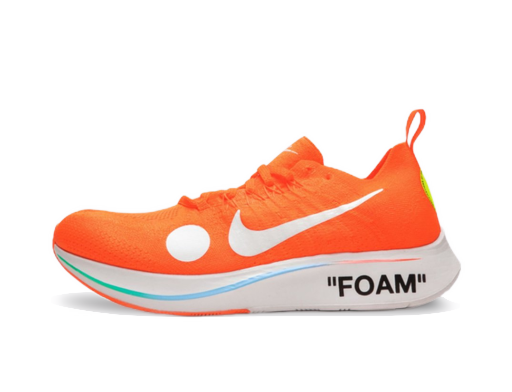 Кросівки та взуття Nike Off-White x Zoom Fly Mercurial Flyknit "Total Orange" Помаранчевий | AO2115-800