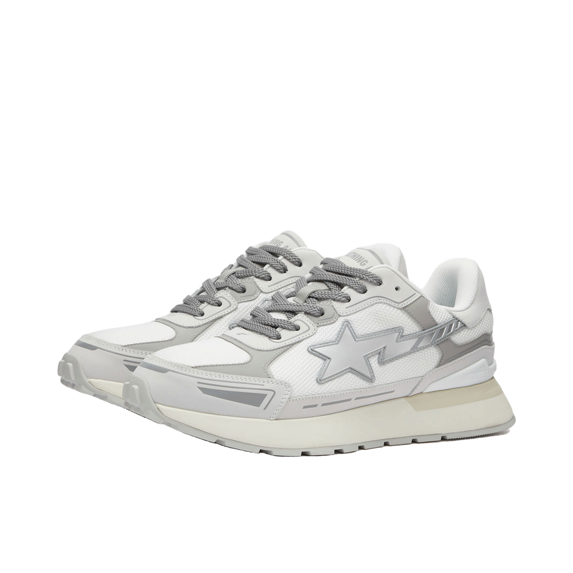 Кросівки та взуття BAPE A Bathing Ape Men's Road Sta Express Sneakers in White, | END. Clothing Сірий | 001FWK301318M-WHT