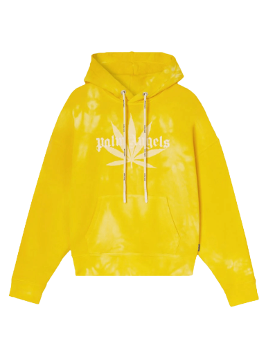 Світшоти Palm Angels Leaf Tie Dye Hoodie Жовтий | PMBB058S22FLE0101818